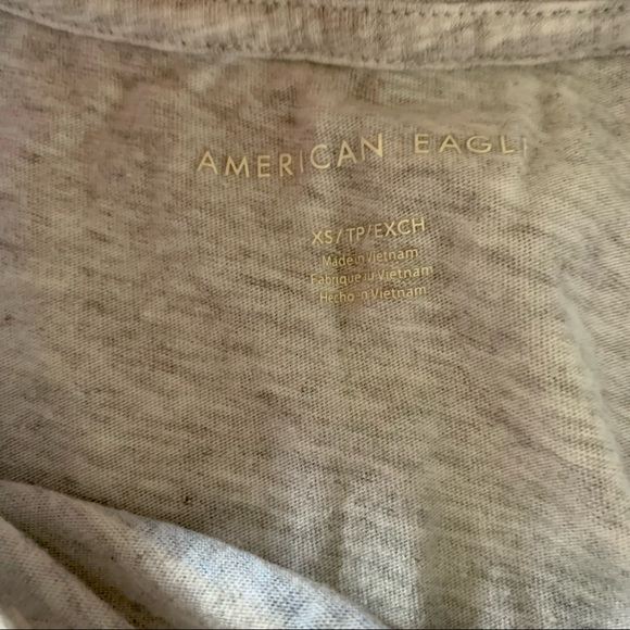 Cropped Long Sleeve Shirt | American Eagle - Picture 6 of 6